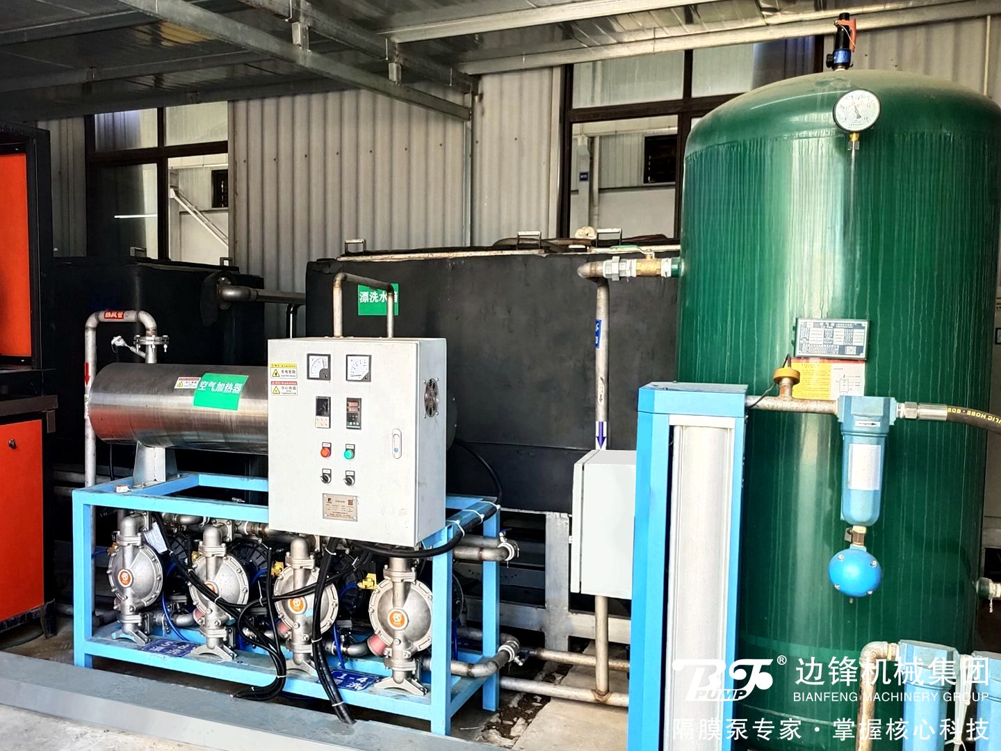 邊鋒大流量隔膜泵高壓輸送方案，為工業(yè)設(shè)備清洗排憂解難